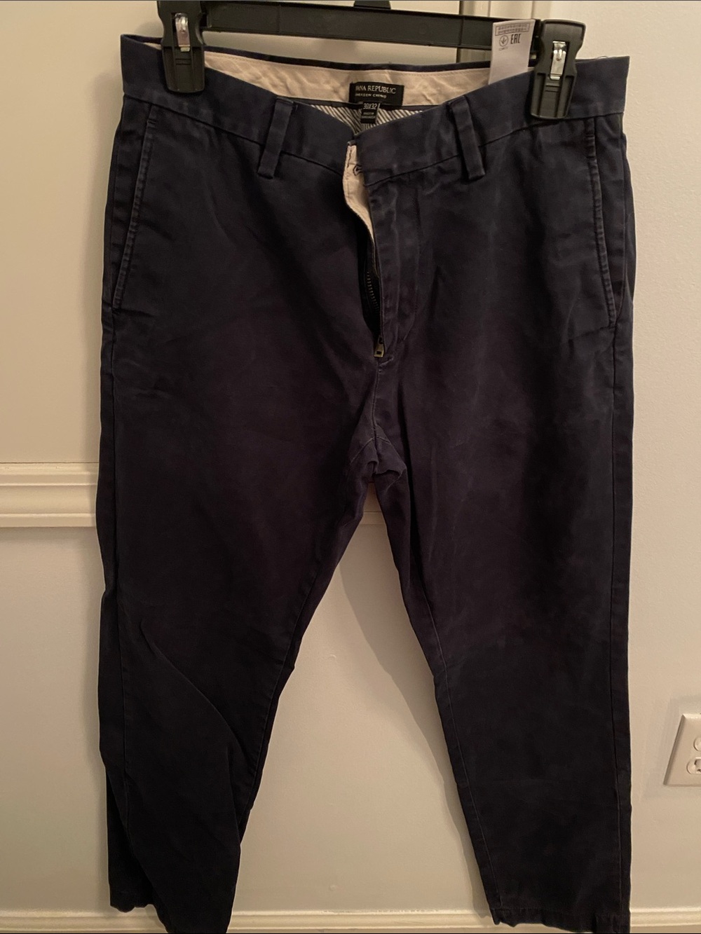 Banana Republic Men's Dark Navy Chinos